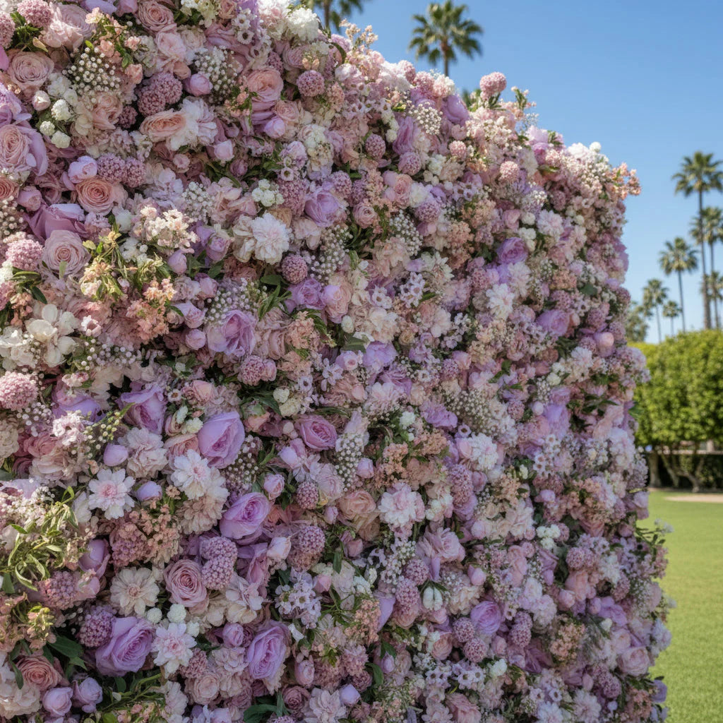 Purple Lavender Mini Daisy Premium Flower Backdrops | 013