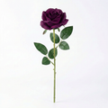 Real Touch Rose Stem | Dark Purple