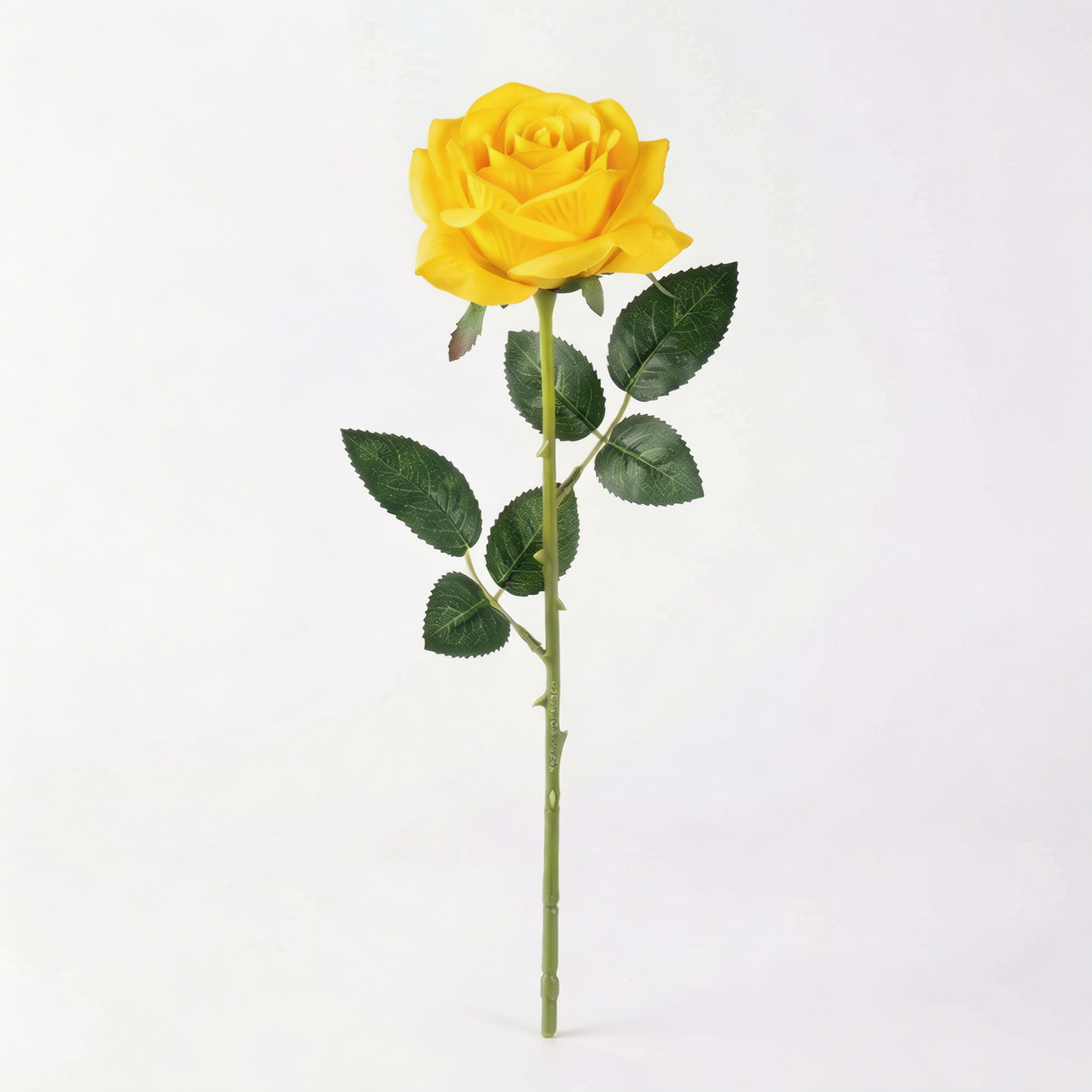 Real Touch Rose Stem | Yellow