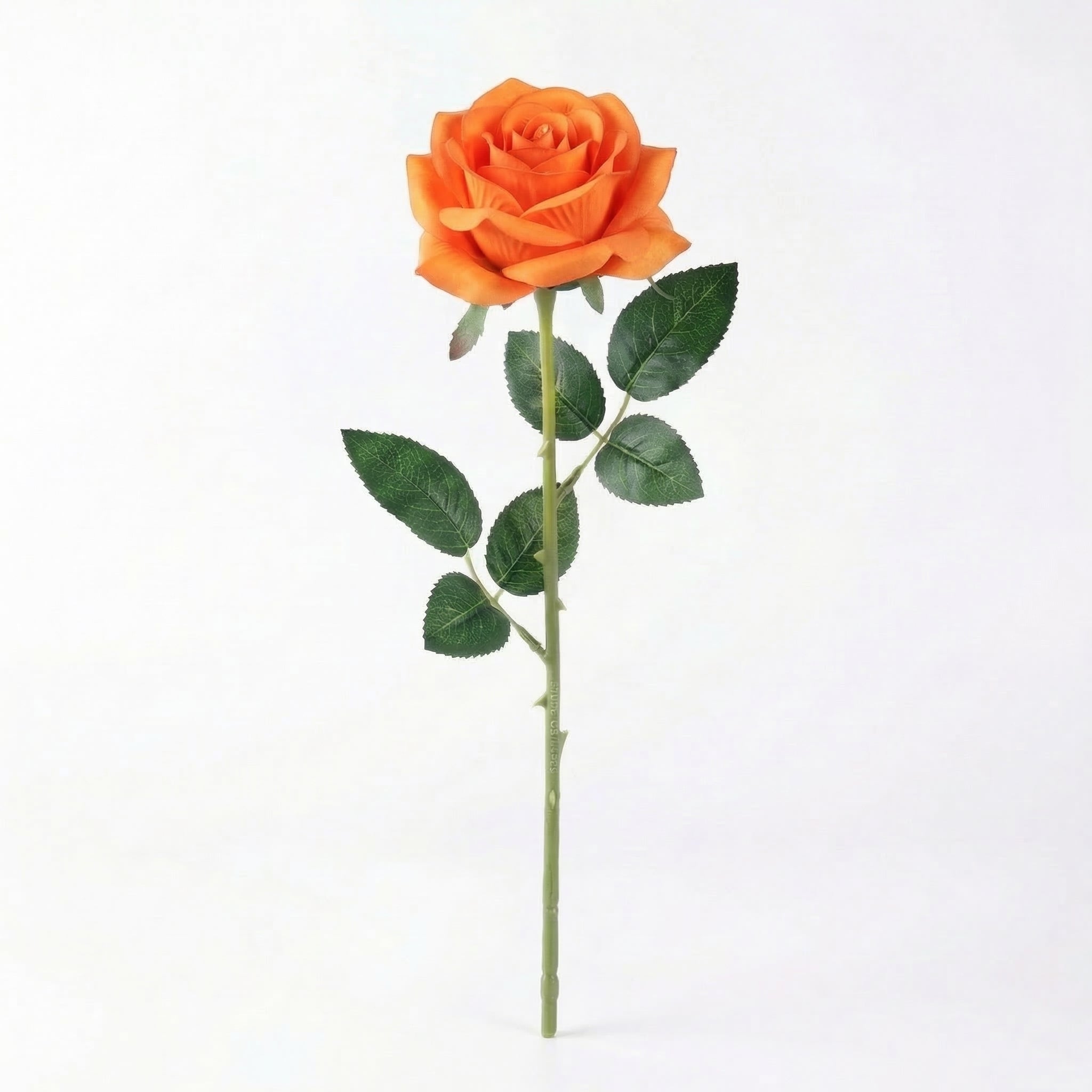 Real Touch Rose Stem | Orange