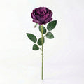 Real Touch Rose Peony Stem | Dark Purple