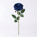 Real Touch Rose Peony Stem | Dark Blue