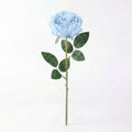 Real Touch Rose Peony Stem | Light Blue