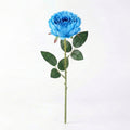 Real Touch Rose Peony Stem | Blue