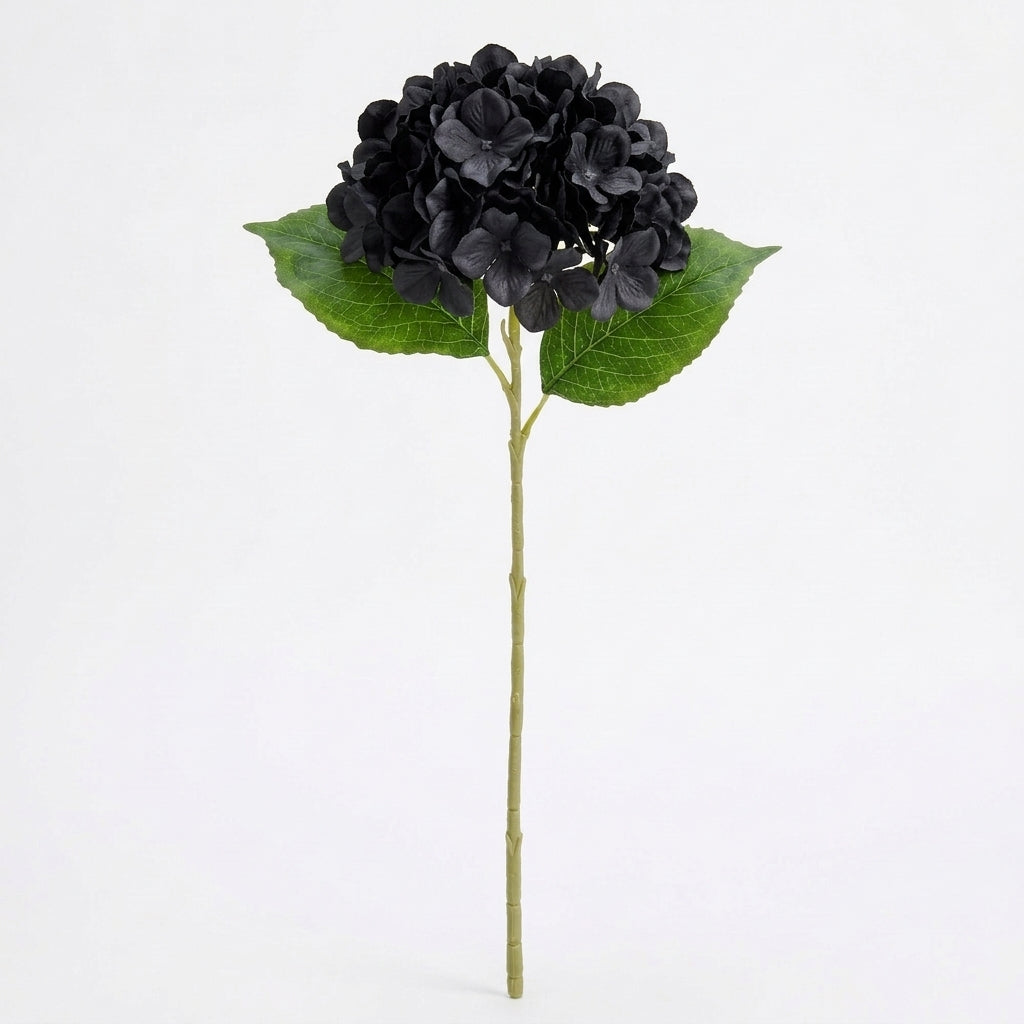 Real Touch Hydrangea Stem | Black