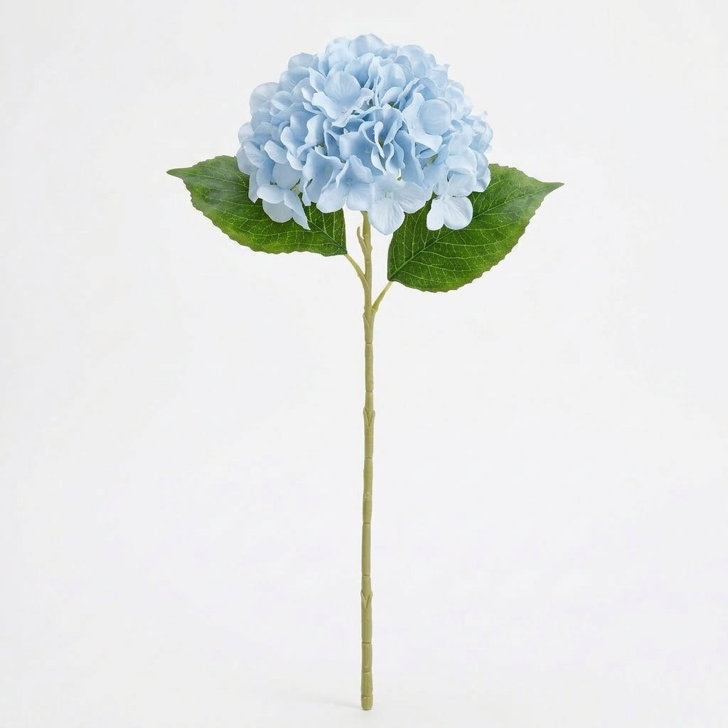 Real Touch Hydrangea Stem | Light Blue