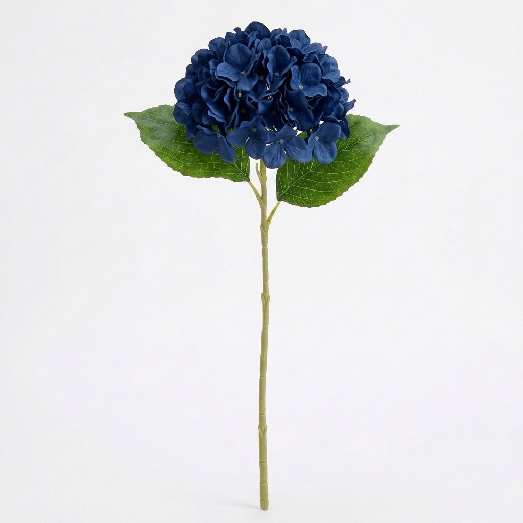 Real Touch Hydrangea Stem | Dark Blue