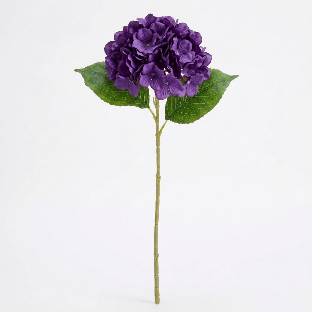 Real Touch Hydrangea Stem | Purple