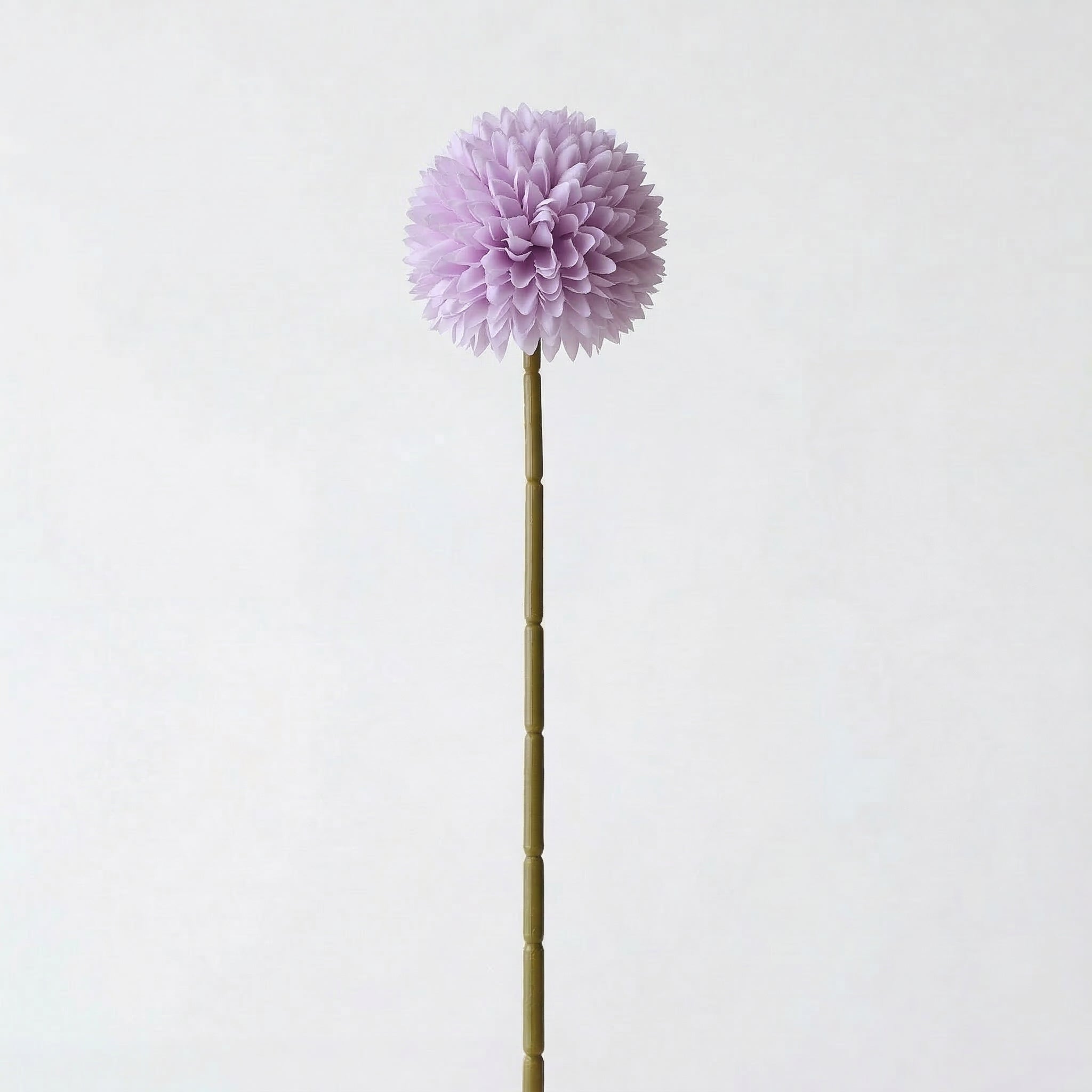 Real Touch Chrysanthemum Ball Stem | Light Purple
