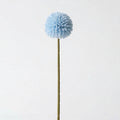 Real Touch Chrysanthemum Ball Stem | Light Blue