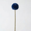 Real Touch Chrysanthemum Ball Stem | Dark Blue