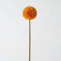 Real Touch Chrysanthemum Ball Stem | Orange