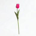 Real Touch Tulip Stem | Bright Pink