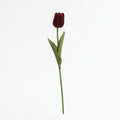 Real Touch Tulip Stem | Dark Red