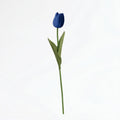 Real Touch Tulip Stem | Dark Blue