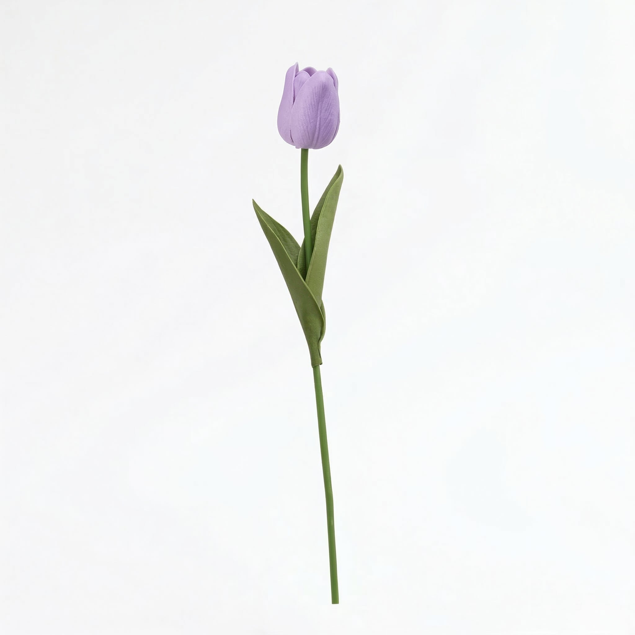 Real Touch Tulip Stem | Light Purple