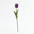 Real Touch Tulip Stem | Dark Purple