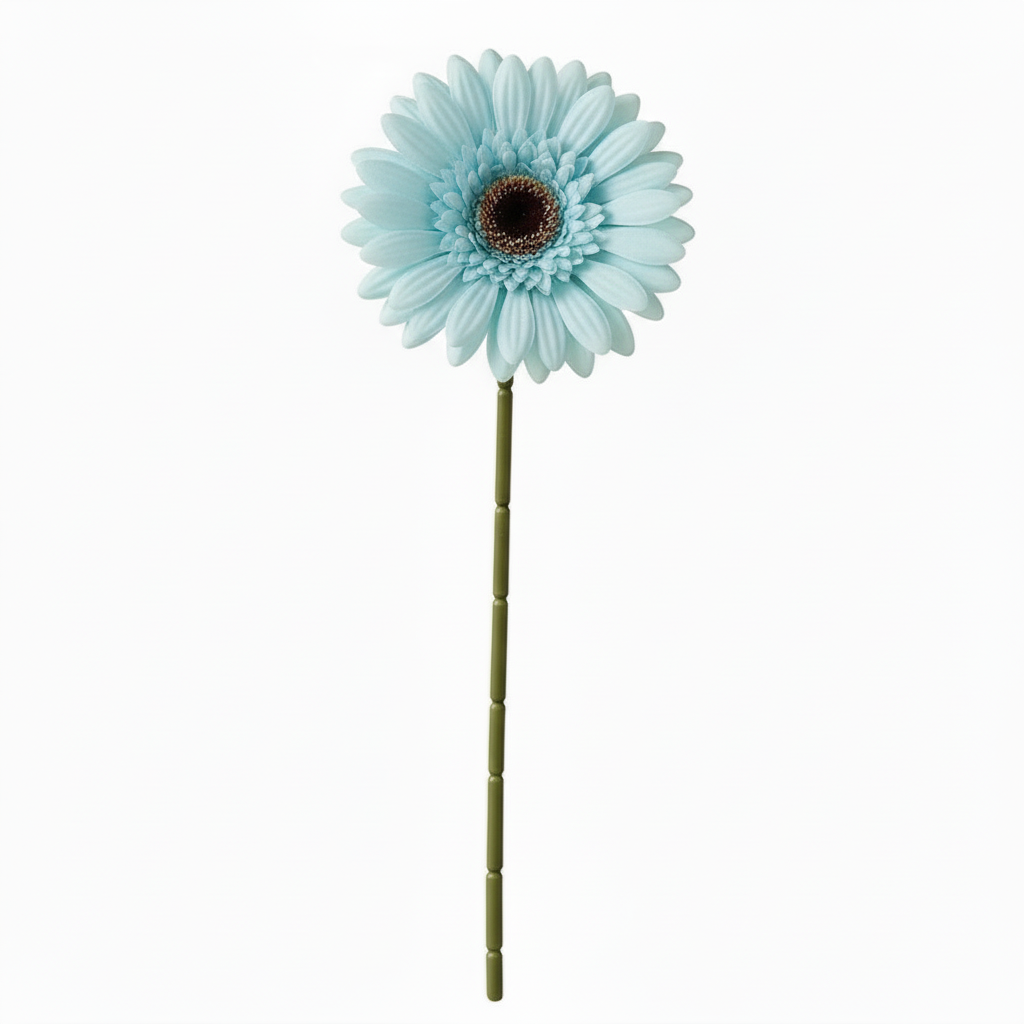 Real Touch Daisy Stem | Light Blue