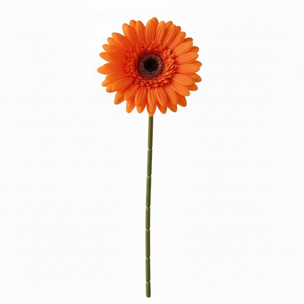 Real Touch Daisy Stem | Orange
