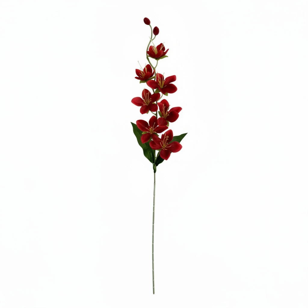 Real Touch Orchid Stem | Red