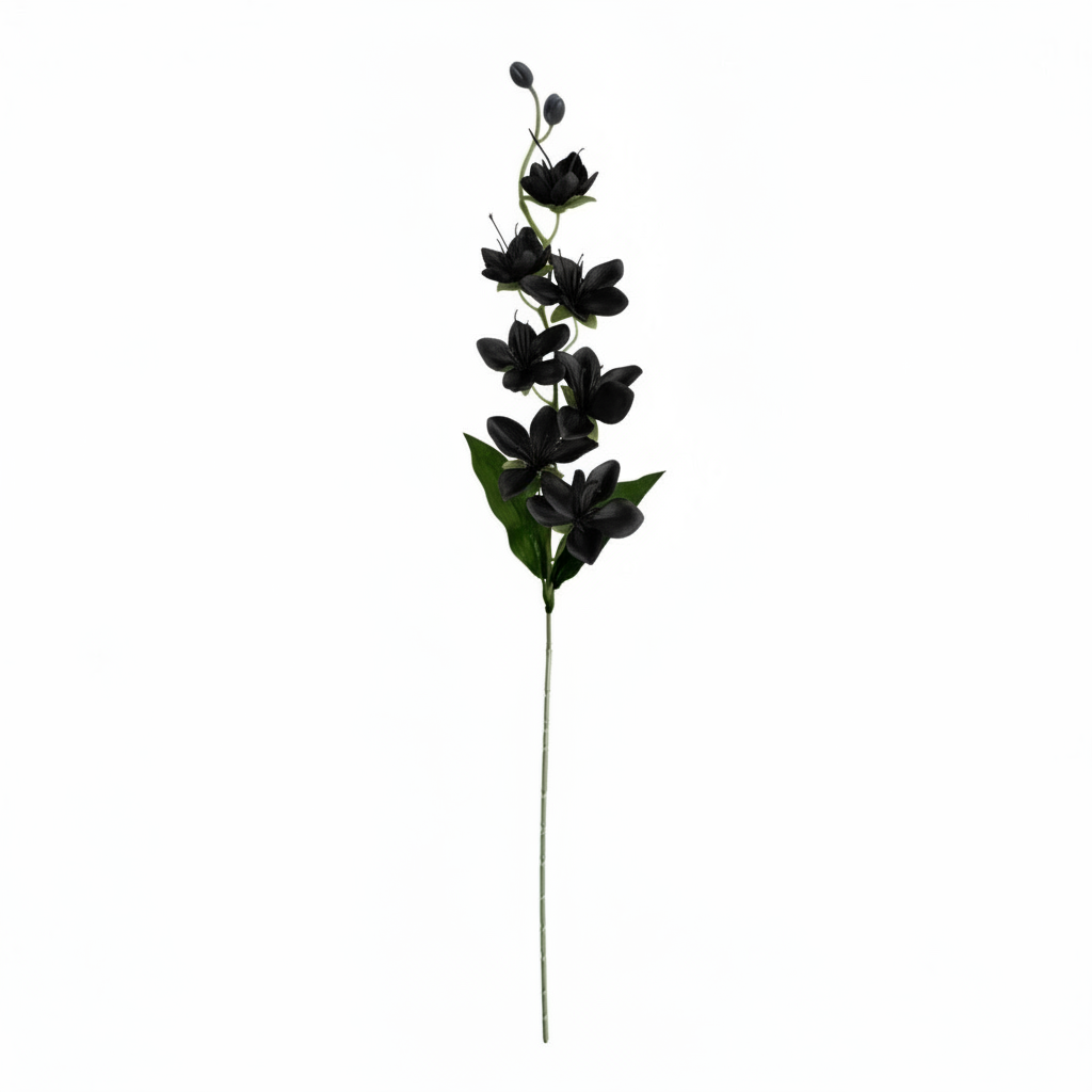 Real Touch Orchid Stem | Black