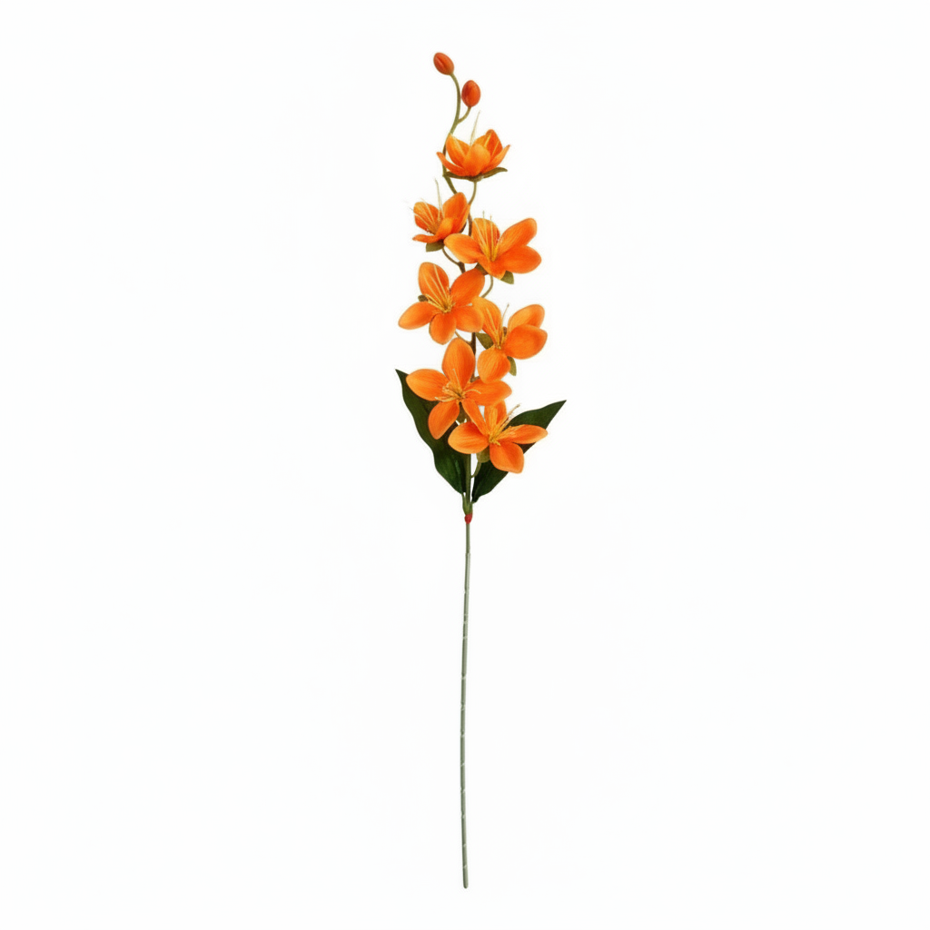 Real Touch Orchid Stem | Orange