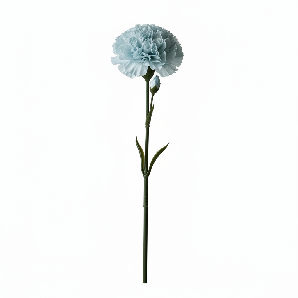 Real Touch Carnation Stem | Light Blue