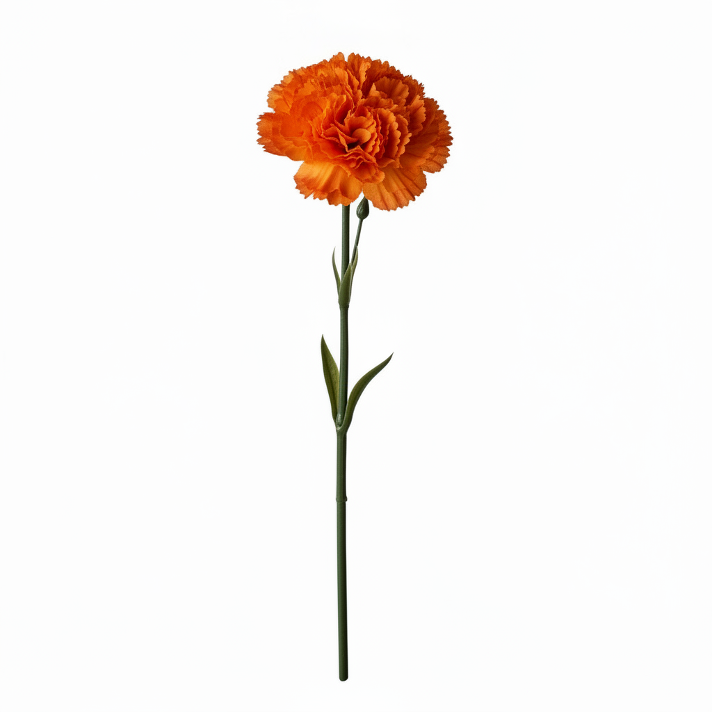 Real Touch Carnation Stem | Orange