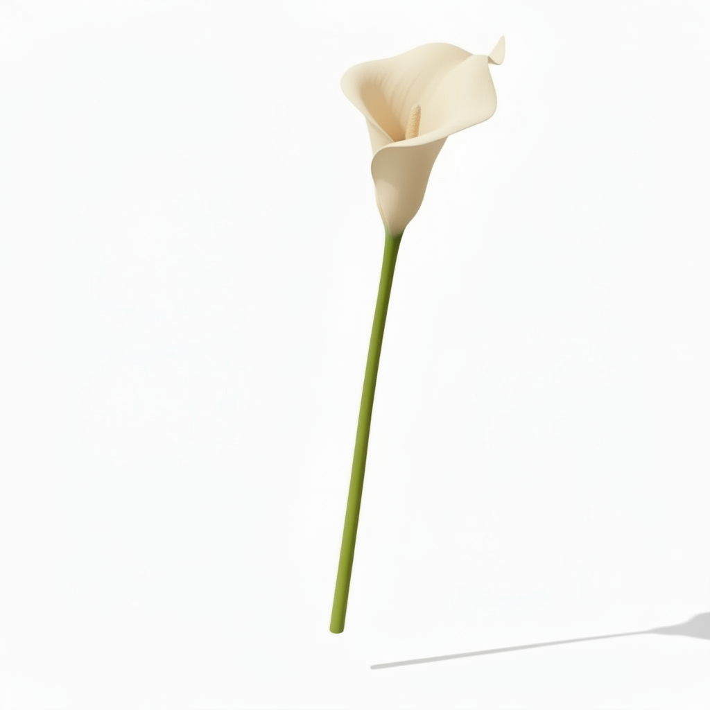 Real Touch Calla Lily Stem | Cream