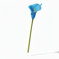 Real Touch Calla Lily Stem | Bright Blue