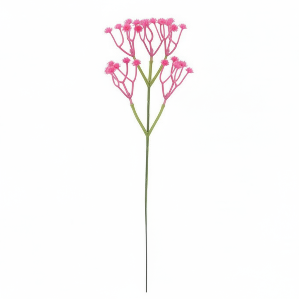 Real Touch Baby's Breath Stem | Bright Pink