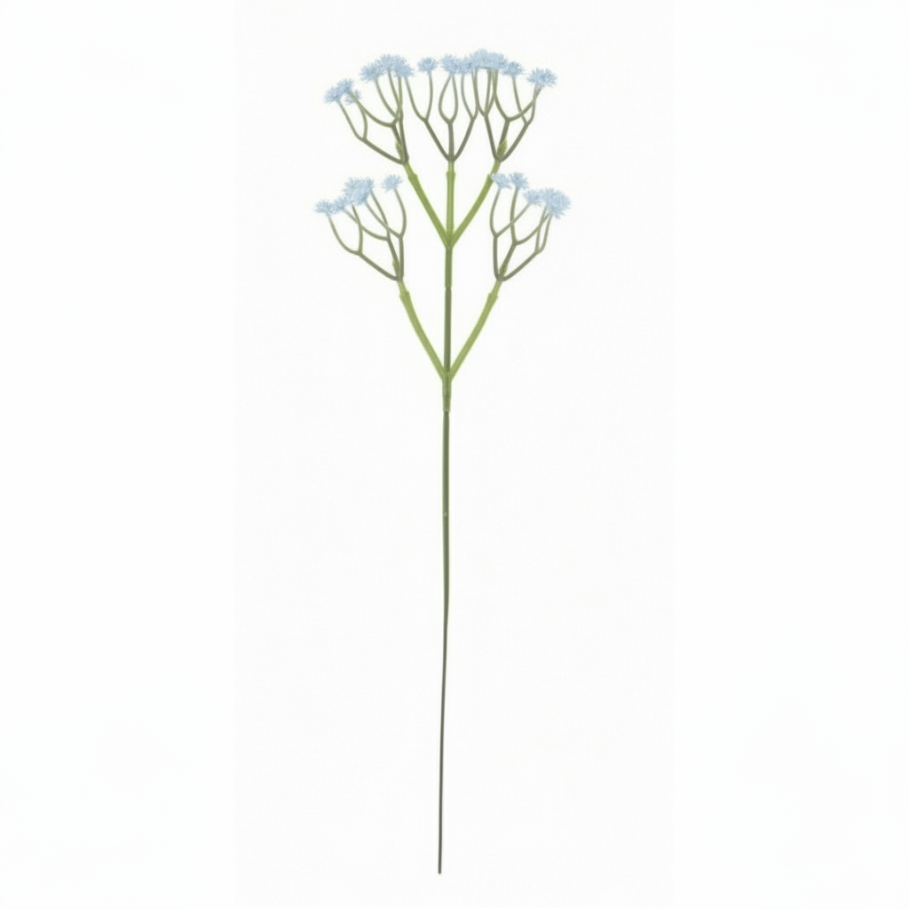 Real Touch Baby's Breath Stem | Light Blue