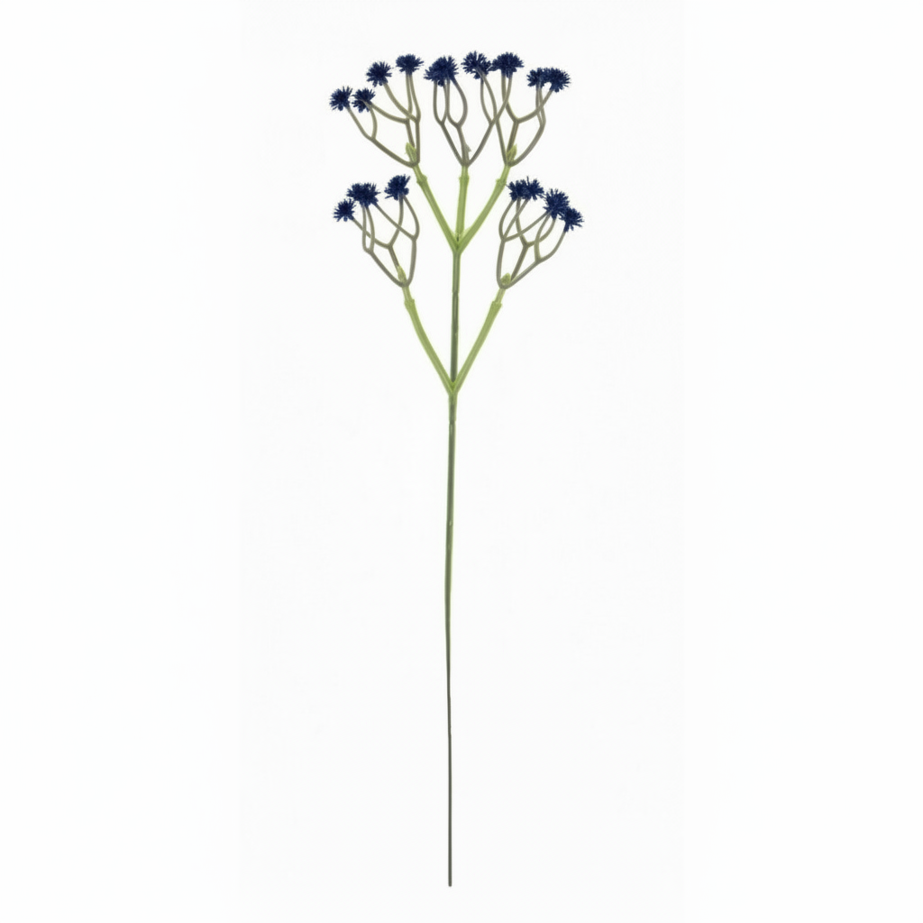 Real Touch Baby's Breath Stem | Dark Blue