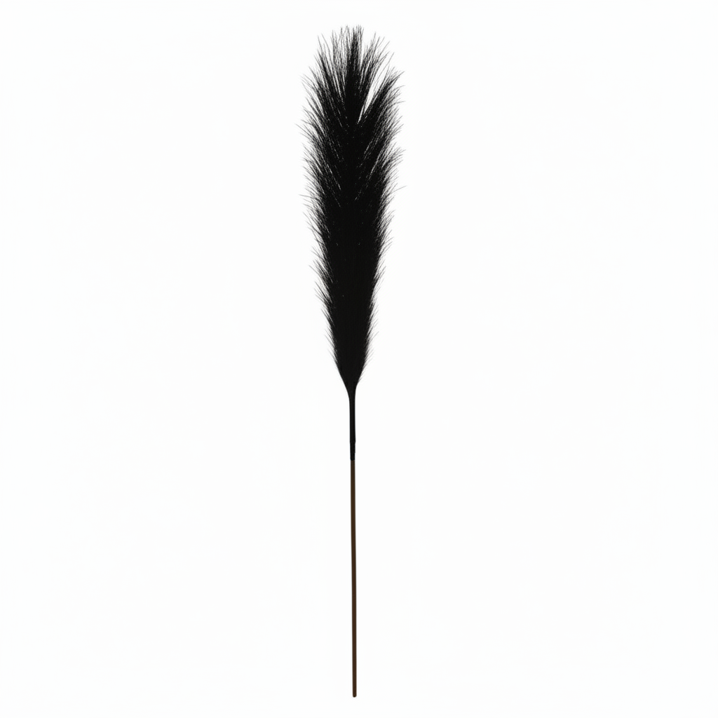 Real Touch Pampas Grass Stem | Black