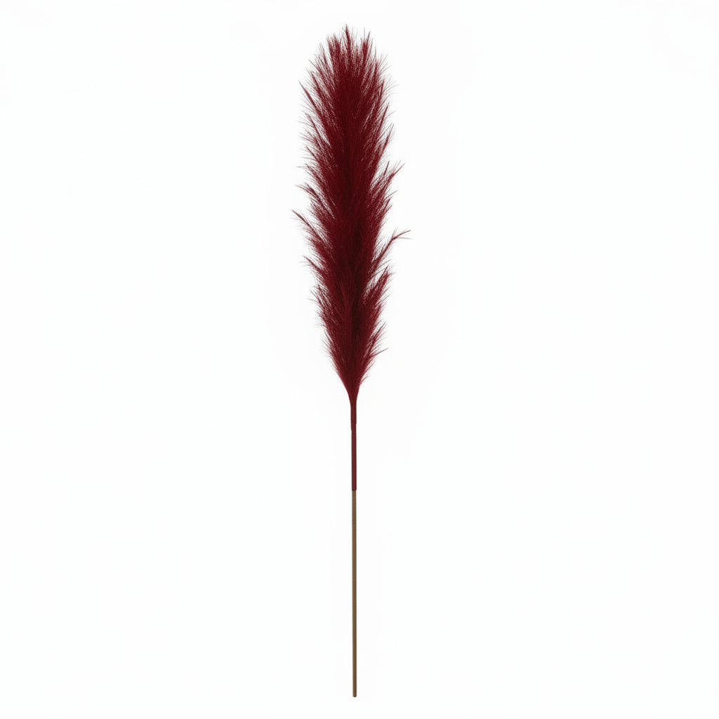 Real Touch Pampas Grass Stem | Red