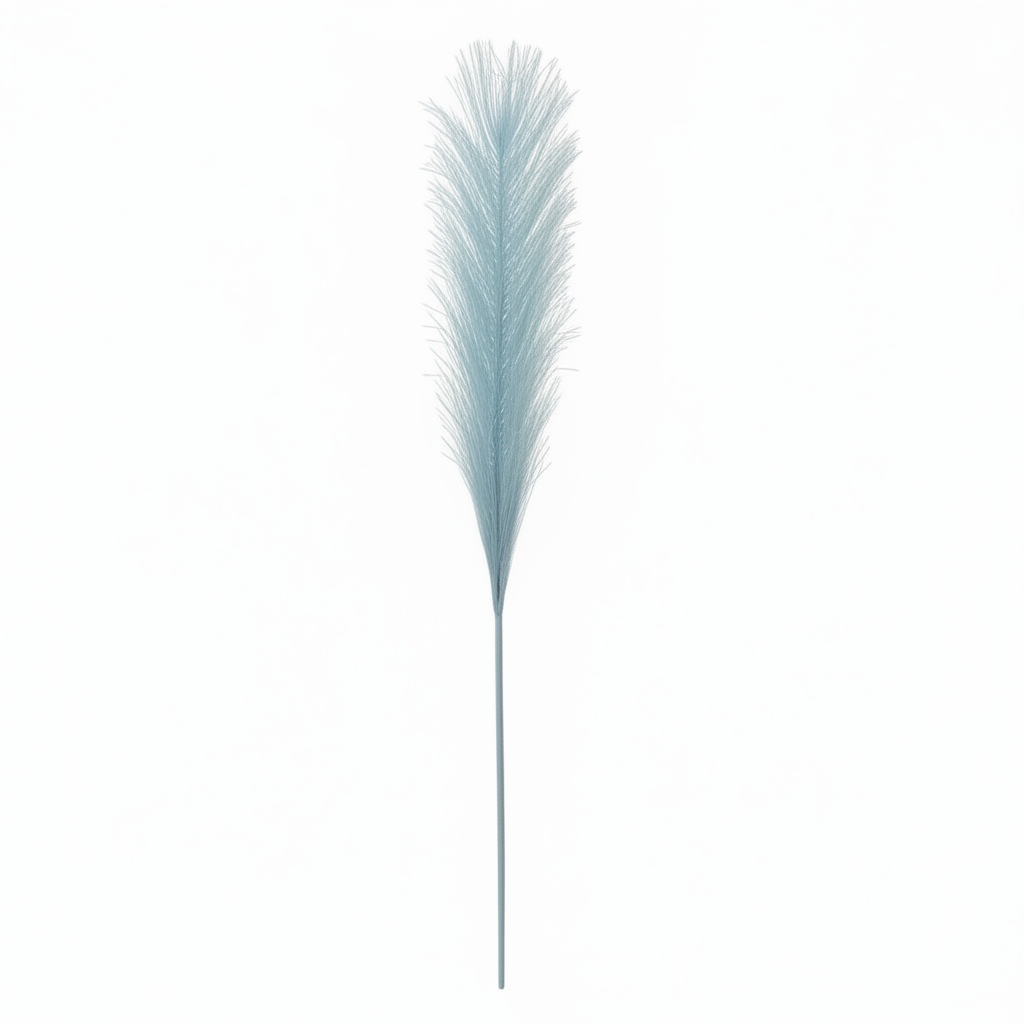 Real Touch Pampas Grass Stem | Light Blue