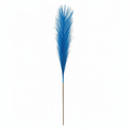 Real Touch Pampas Grass Stem | Bright Blue