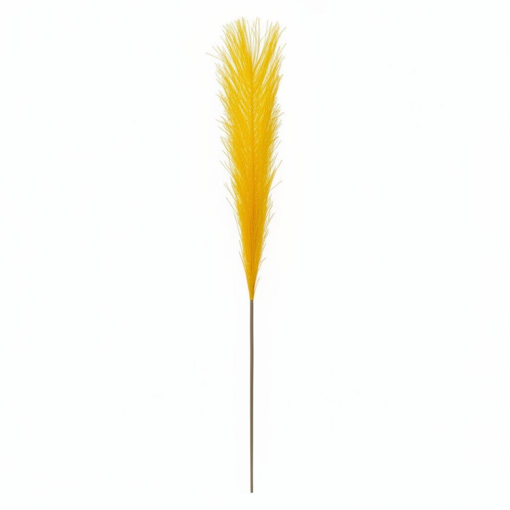 Real Touch Pampas Grass Stem | Yellow