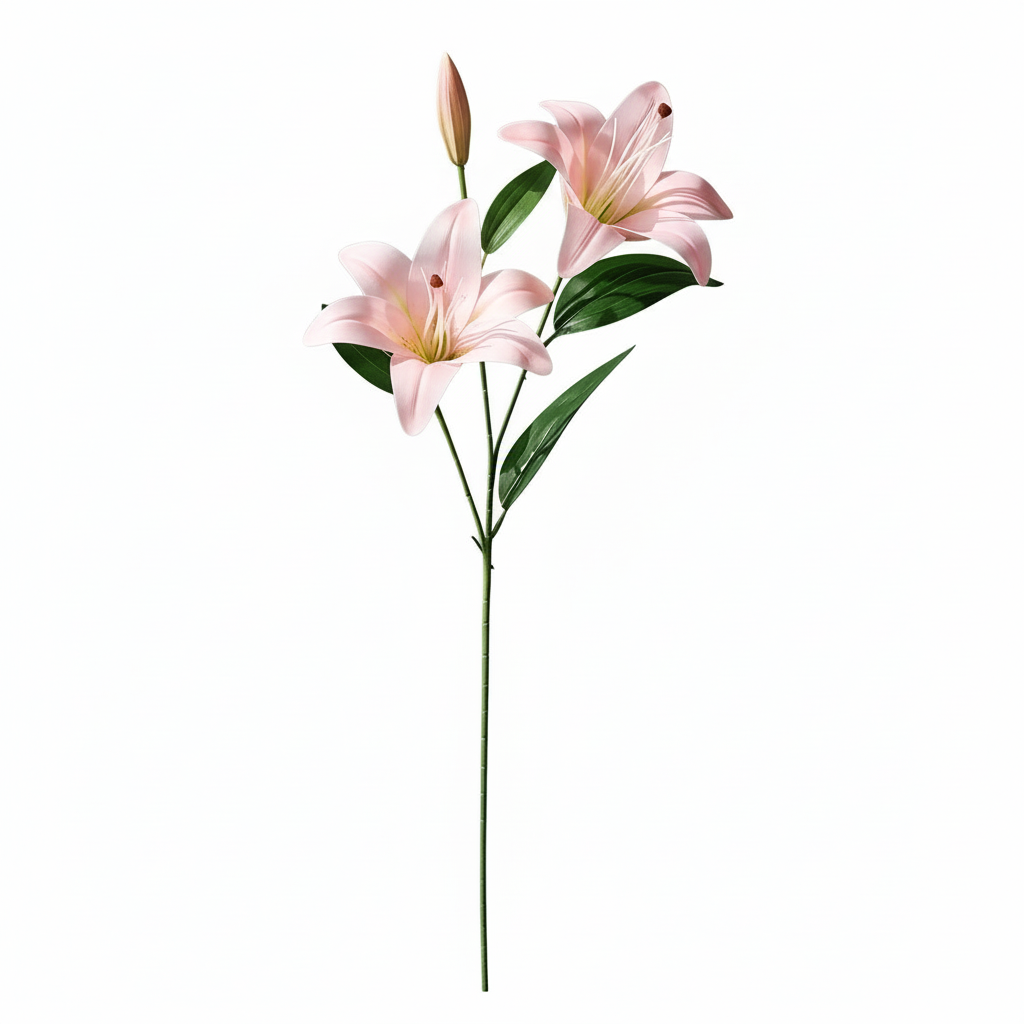 Real Touch Lily Stem | Light Pink