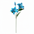 Real Touch Lily Stem | Bright Blue