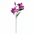 Real Touch Lily Stem | Bright Purple