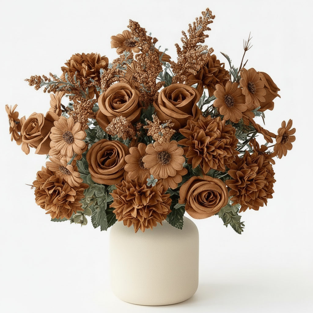 Pre-Made Floral Bundle Brown #1
