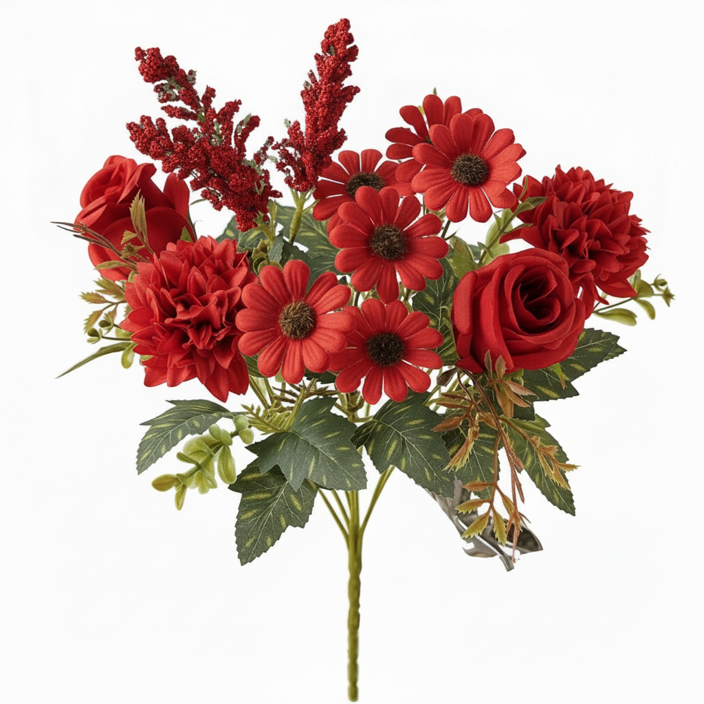 Pre-Made Floral Bundle Red #1