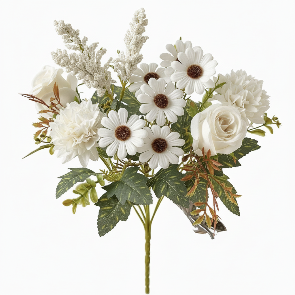 Pre-Made Floral Bundle White #1