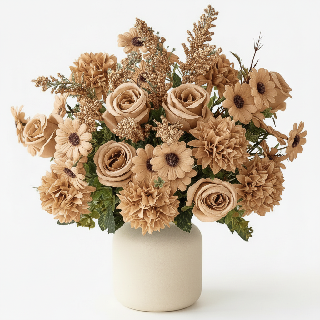 Pre-Made Floral Bundle Tan #1