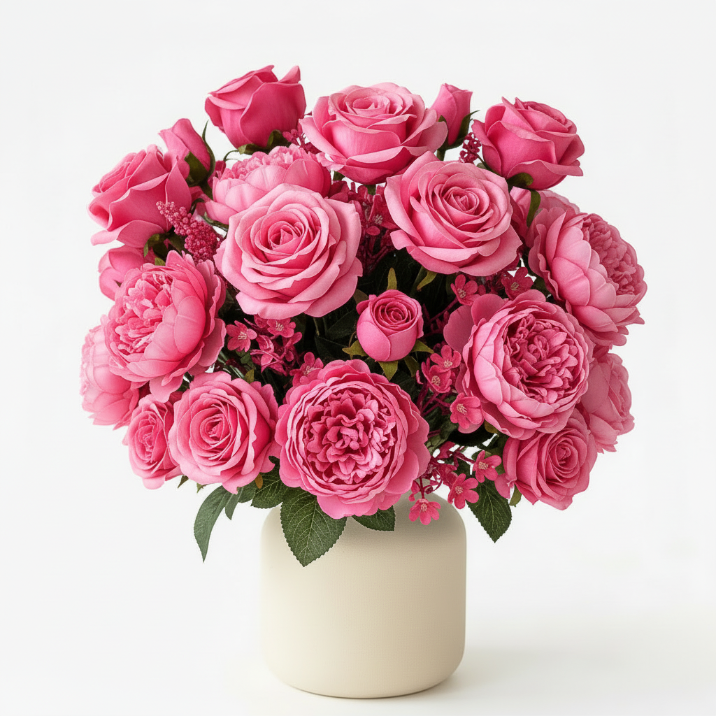 Pre-Made Floral Bundle Bright Pink #2