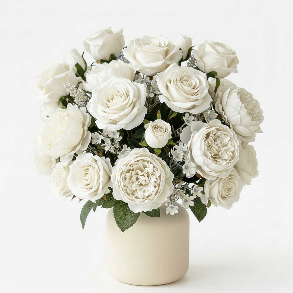 Pre-Made Floral Bundle White #2