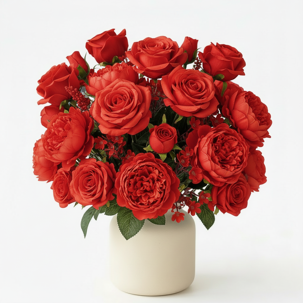 Pre-Made Floral Bundle Red #2