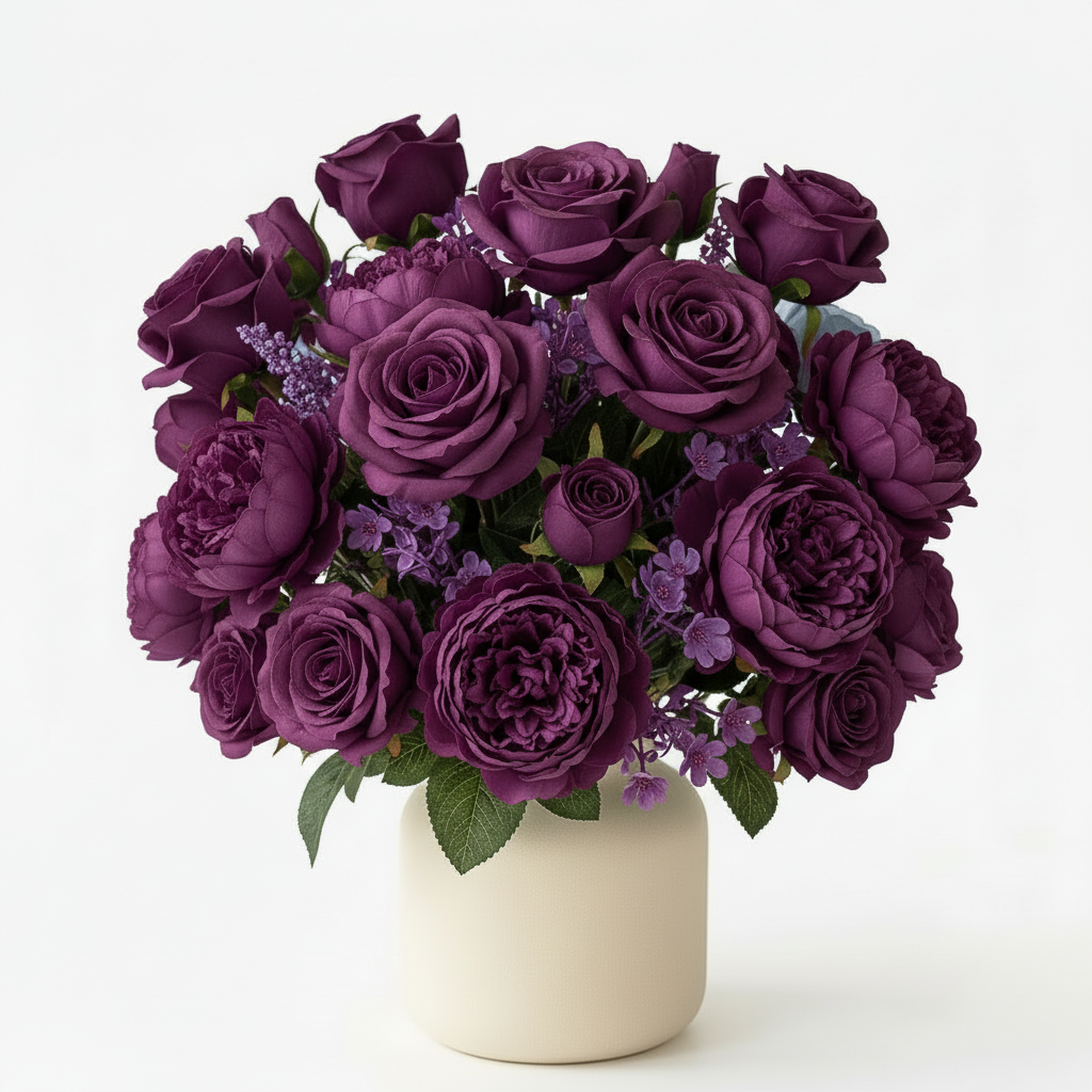 Pre-Made Floral Bundle Dark Purple #2