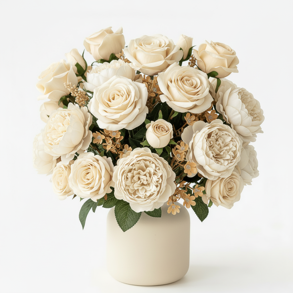 Pre-Made Floral Bundle Cream #2